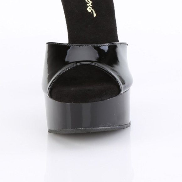 Platform Slide On High Heel Shoes - Picture 5 of 5